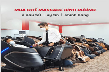 Top địa chỉ mua bán ghế massage tại Bình Dương giá rẻ