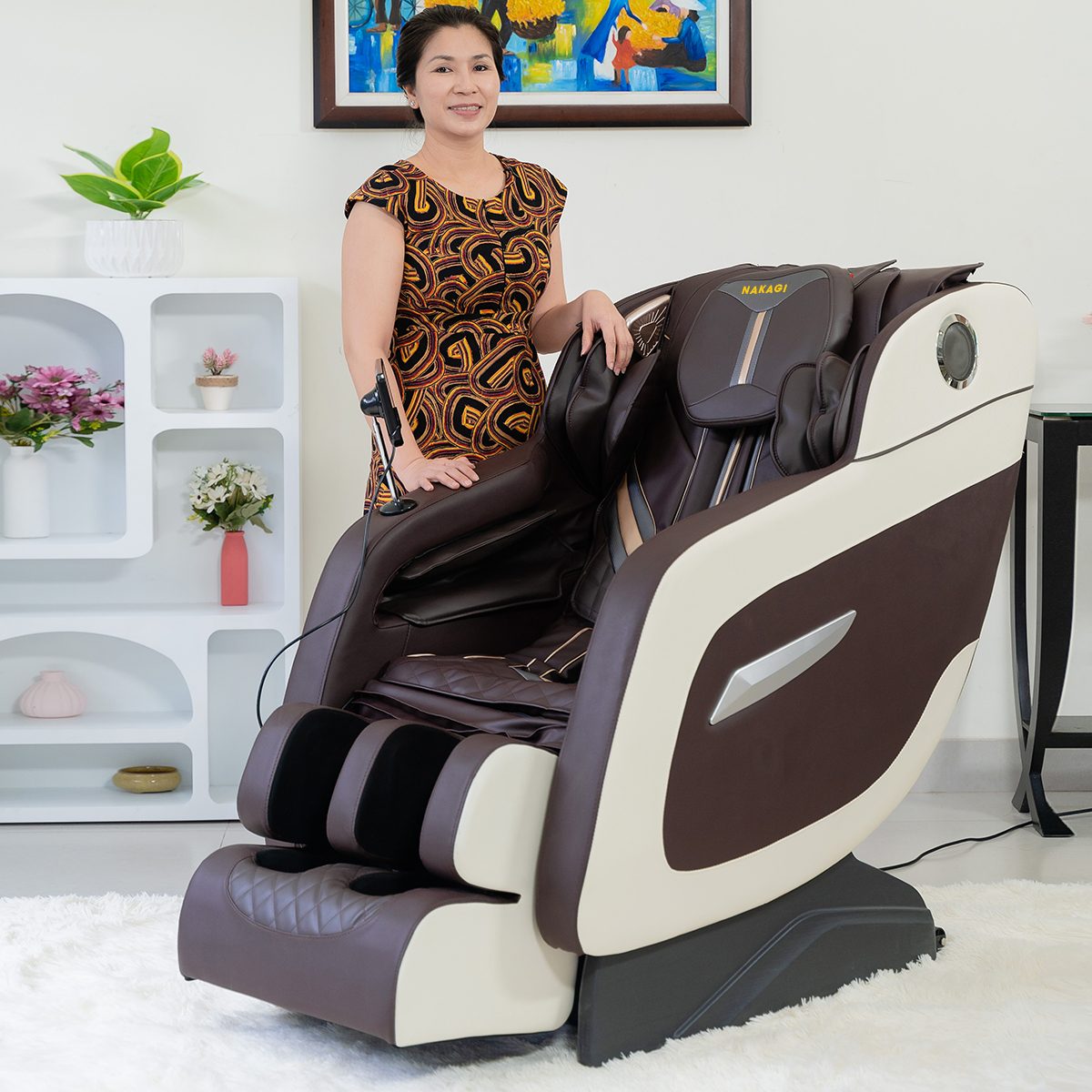 GHẾ MASSAGE ĐA NĂNG NAKAGI – KG50